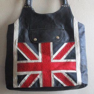 Explorer Union Jack Leather Handbag